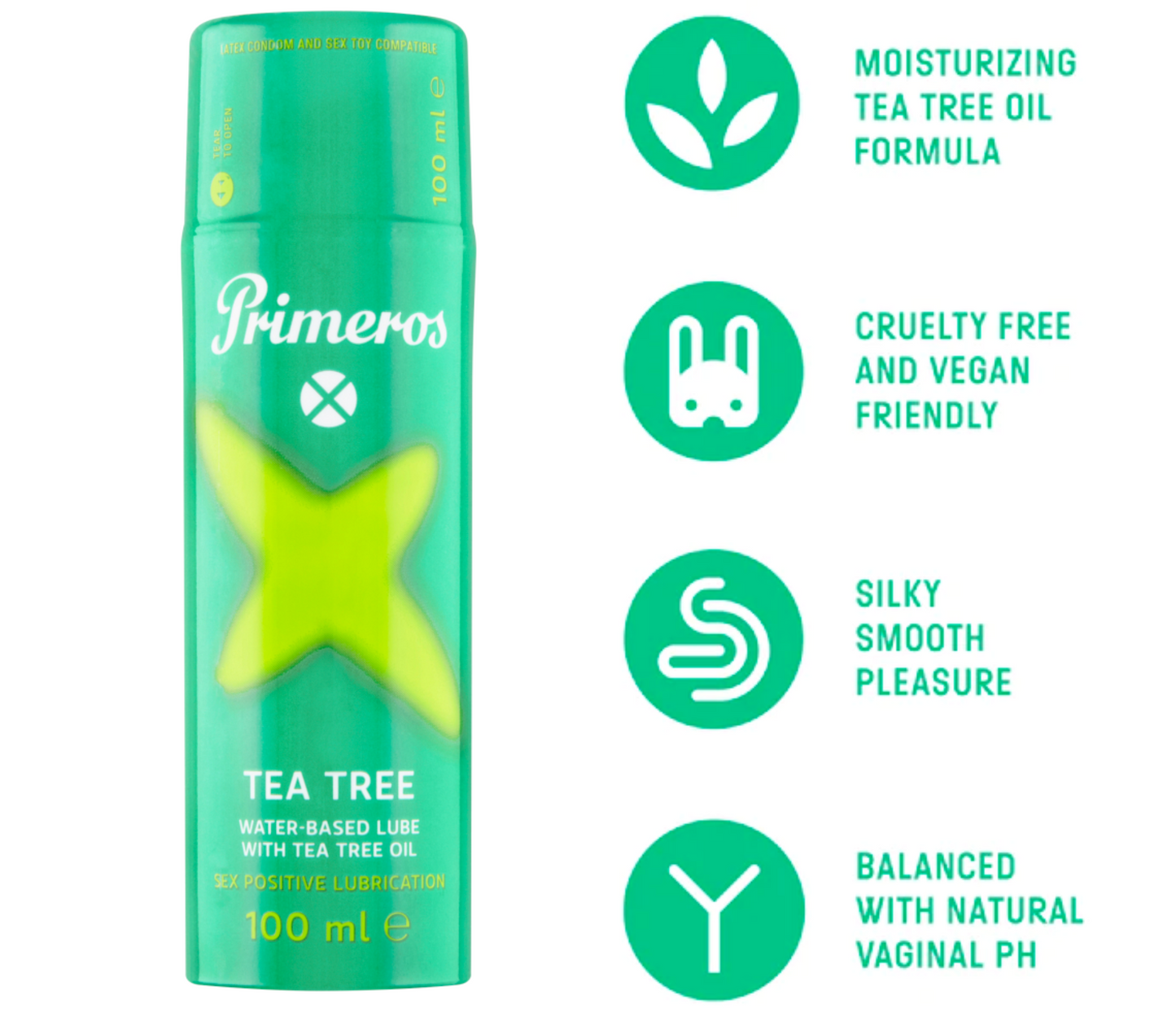 Primeros Tingly Vibe a lubrikant Tea Tree jako dárek zdarma